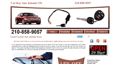 Desktop Screenshot of carkeysanantonio.com
